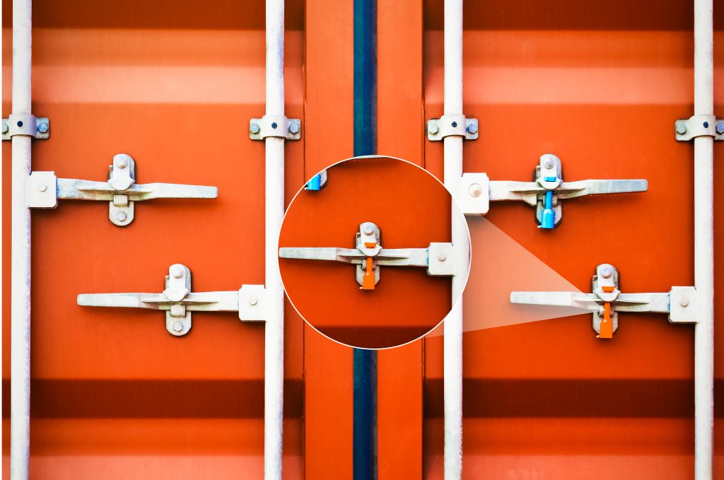 Lock and Seal a Shipping Container